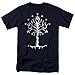 Lord of the Rings Tree of Gondor T Shirt and Exclusive Stickers (Large)