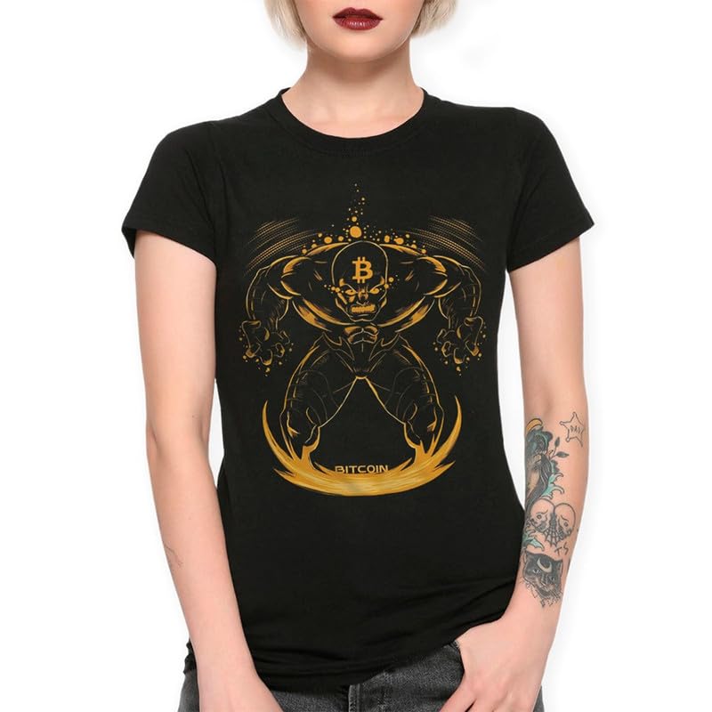 Bitcoin Crypto Anime Style Women T-Shirt