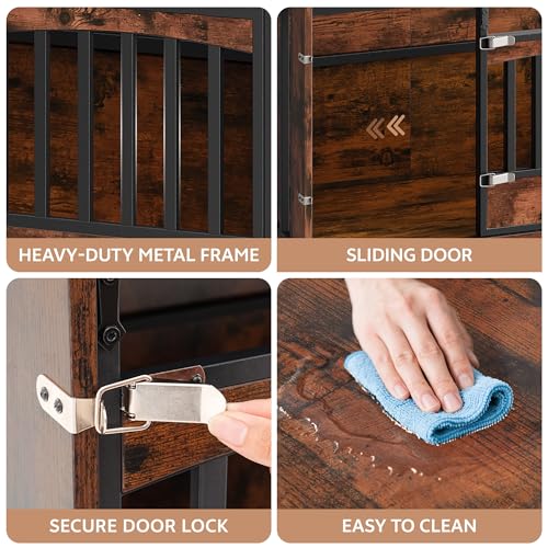 Homiflex-Large-Dog-Crate-Furniture-with-Storage-Drawers