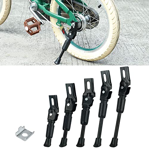 Fiarfiar Kid Bike Kickstand Mount Hole With Spacing Shims Foldable Bicycles Parking Side Support Foot 12/14/16/18/20Inch Side Kickstand Single Side Kick Stand Rear Mount Bikes Support Racks Kids Bike #TOP2