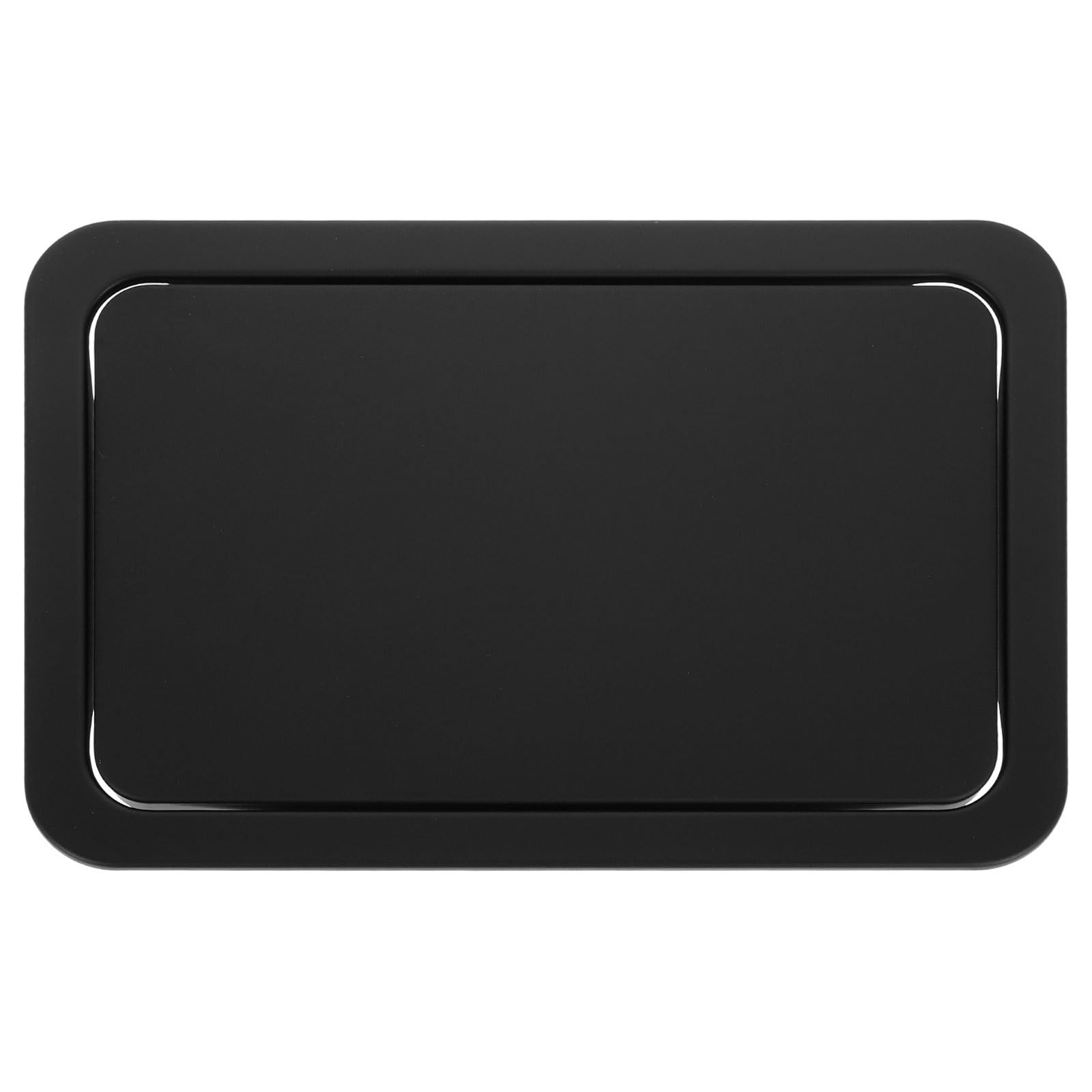 BESTYASH Tapa de repuesto para contenedor de basura, tapa abatible, a prueba de olores, para encimera, cocina, baño, negro, mediano