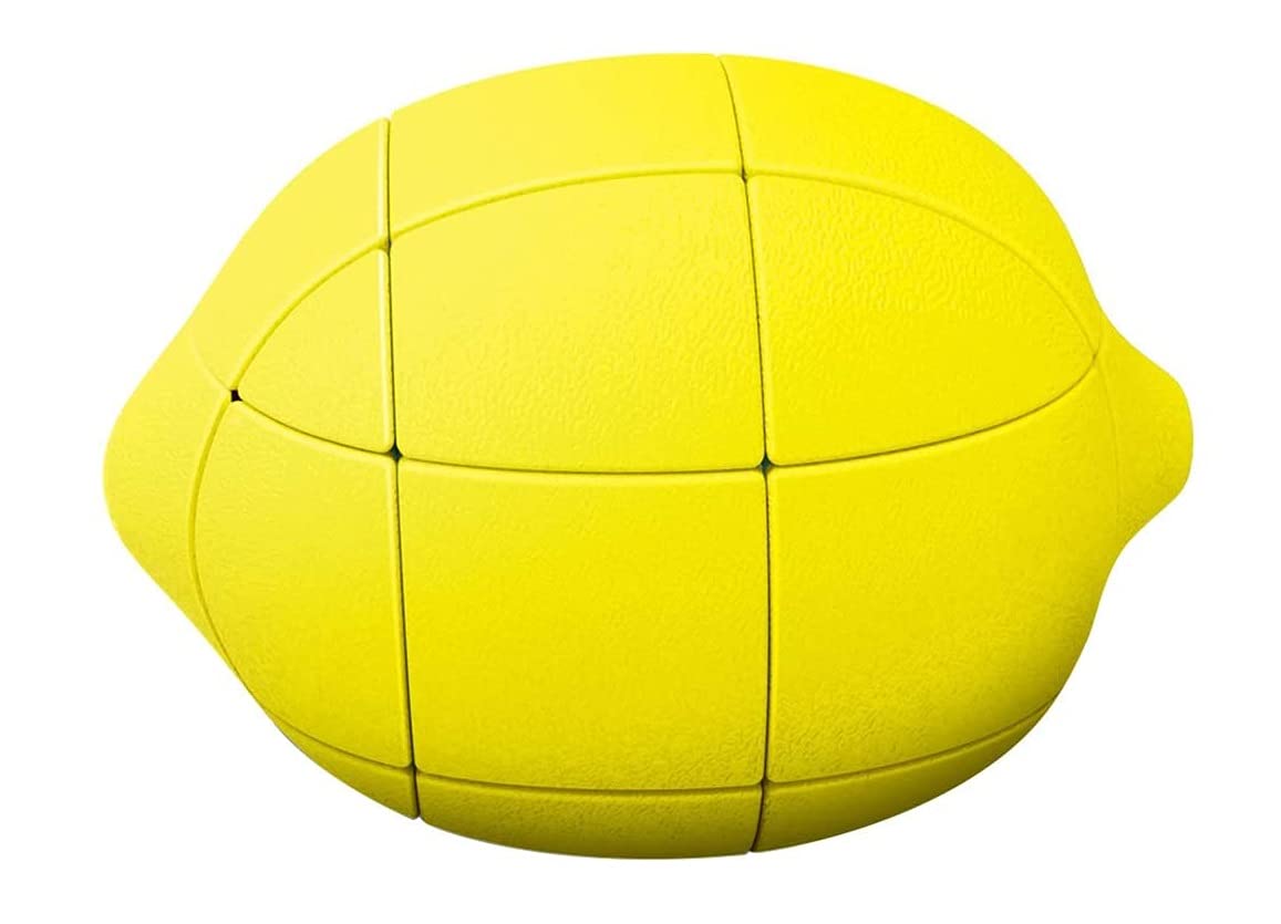 D ETERNAL Fruit Shape Stickerless Lemon Cube Magic Puzzle Toy (Lemon Cube)