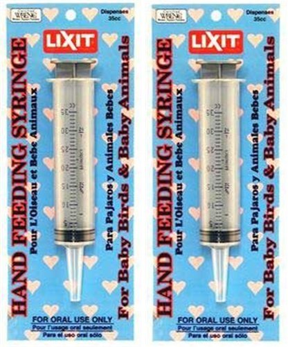 Lixit Hand Feeding Syringe 35cc 2 Pack Buy Online In Qatar