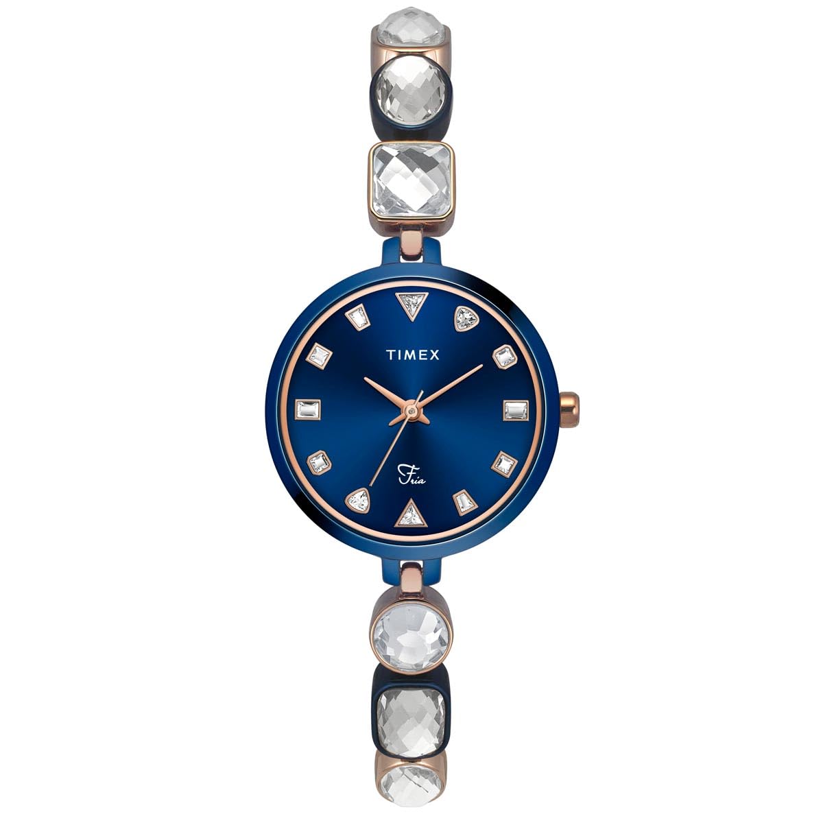 TIMEX Fria Women Blue Round Analog Watch - TWEL17303 (B0CHJPRFZV) Amazon Price History, Amazon Price Tracker