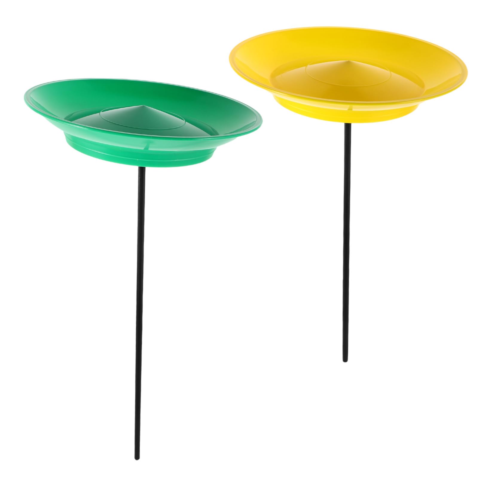 TOYANDONA Juggling Sticks Plates Set 2pcs Beginner Juggling Kit Circus Performance Accessory Spinning Plate for Boys and Girls Parties