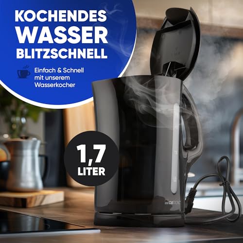 Clatronic Wasserkocher 1,7 L mit Abschaltfunktion