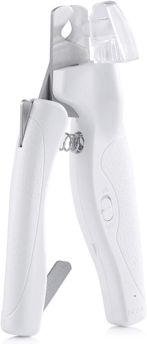 ARDA Dog Nail Clippers with LED Light Dog Nail Grinder for Small and Large Pet with Safety Guard Dog Nail Trimmers