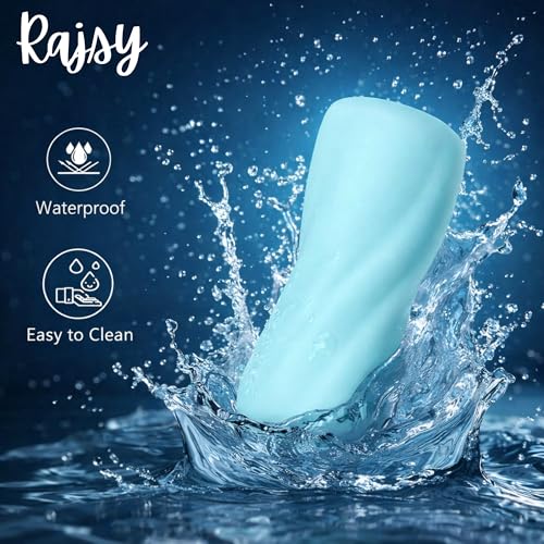 Image of Muscle Relaxation Massager for Men | Ultra Soft Silicone Waterproof Stress Relief Device | Non-Electric Body Pain Relief & Relaxation Device | Compact Travel Friendly Wellness Massager
