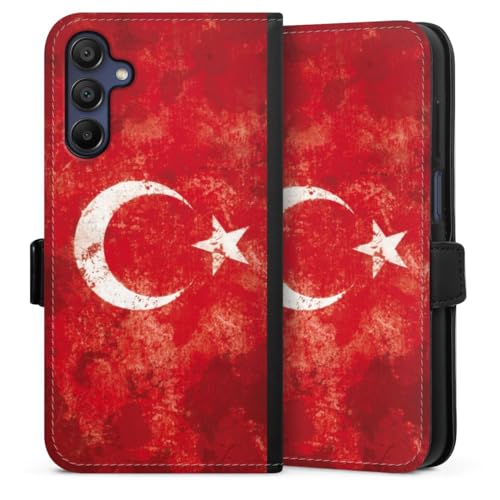 Housse Galaxy A15 avec rabat aimanté pour éviter les rayures d'écran au quotidien