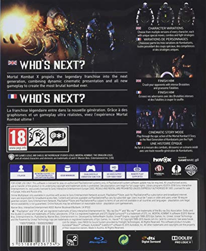 Mortal Kombat X Playstation Hits - vue 5