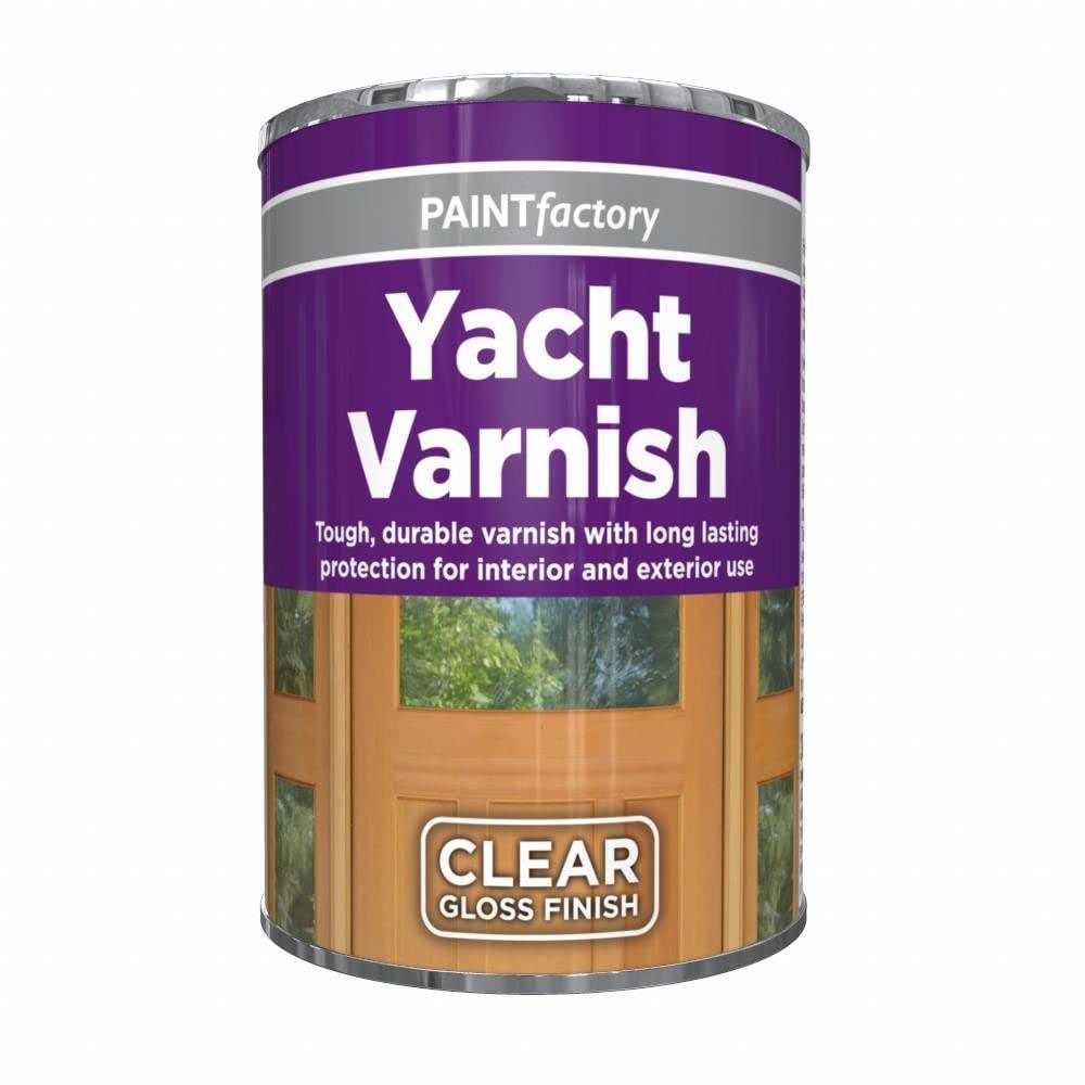 Yacht Varnish Tin paint 300ml, Professional Gloss Finish, Long Lasting Protection for Interior and Exterior