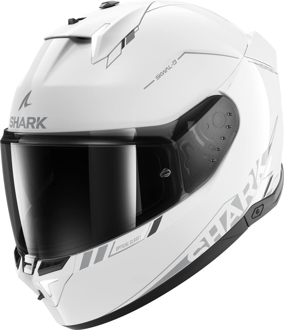 SHARK, Casco Moto Integrale SKWAL i3 BLANK SP White WSA, XL