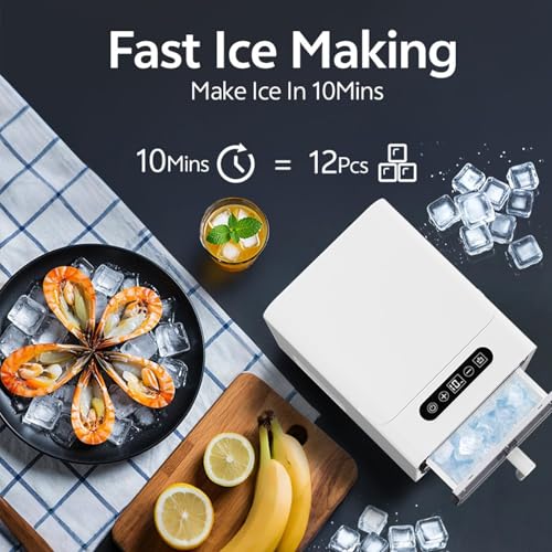 Machine à glaçons portable compacte cube de glace comptoir maison