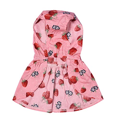Milisten 2 Peças Saia De Cachorrinho Sem Manga Roupa De Verão Menina Vestido Com Laço Pijamas Para R