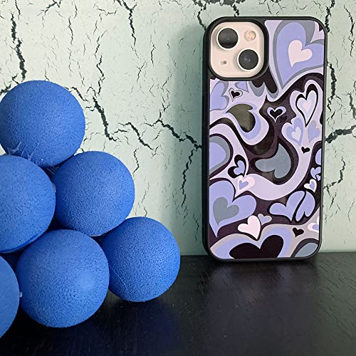 Coque iPhone X/XS cœur rouge : étui de téléphone esthétique et mignon - 5