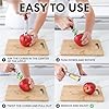 Zulay Kitchen Premium Apple Corer Tool - Ultra Sharp, Stainless Steel, Serrated Blades for Easy Coring - Easy to Use & Clean, Durable Apple Corer Remover for Baking Apples & More - Red #2