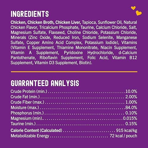Stella & Chewy'S CAT-CC-CCL-2.8 Carnivore Cravings Wet Cat Food Pouches – Grain Free, Protein Rich Meal, Topper Or Treat – Chicken & Chicken Liver Recipe thumb #5