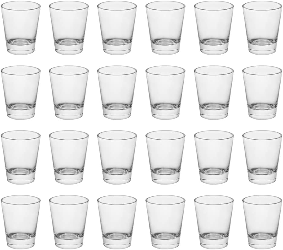 1000 Plastic Shot Glasses - 1 Oz Disposable Cups - 1 Ounce Shot Glasses - Small Party Cups Ideal For Whiskey, Wine Tasting, Food Samples, And Condiments ( Clear