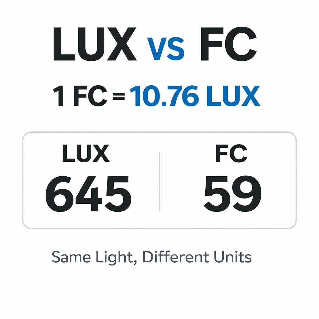 AH-300 Lumimètre : mesure le spectre LED, la CCT, le LUX, la candela-pied (fc), la fonction de mesure de la lumière bleue, la distribution du LUX et l'exportation des données au format CSV.