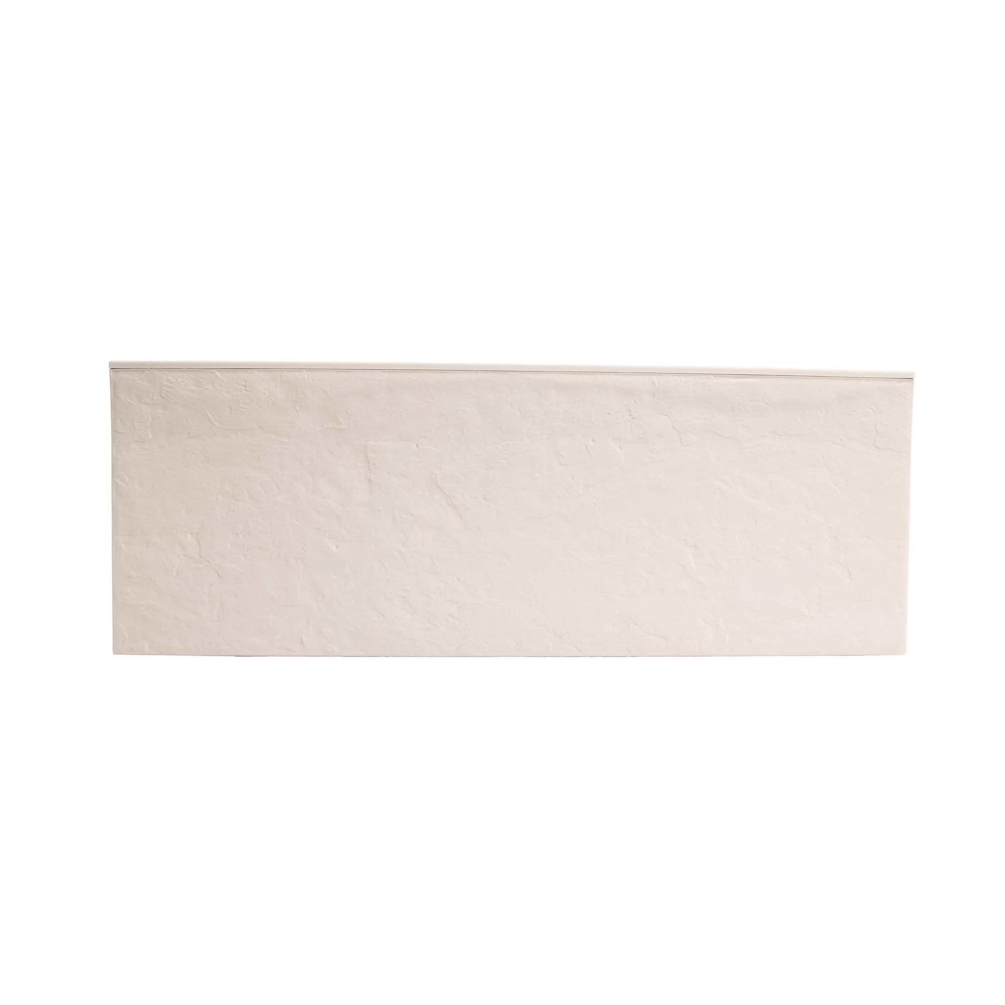 EDA Volcania'Up - Jardinera (57 L, decoración de Piedra de imitación, Pared Individual, Zona de retención de Agua, 79,5 x 29,5 x 29,5 cm), Color Beige