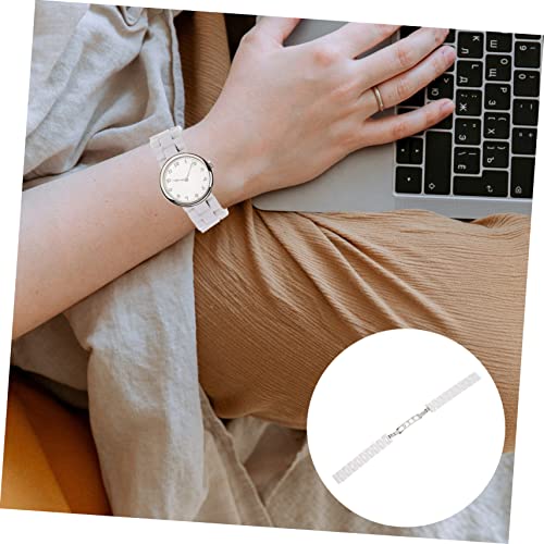 Bracelet de montre céramique de remplacement luxe avec boucle déployante double
