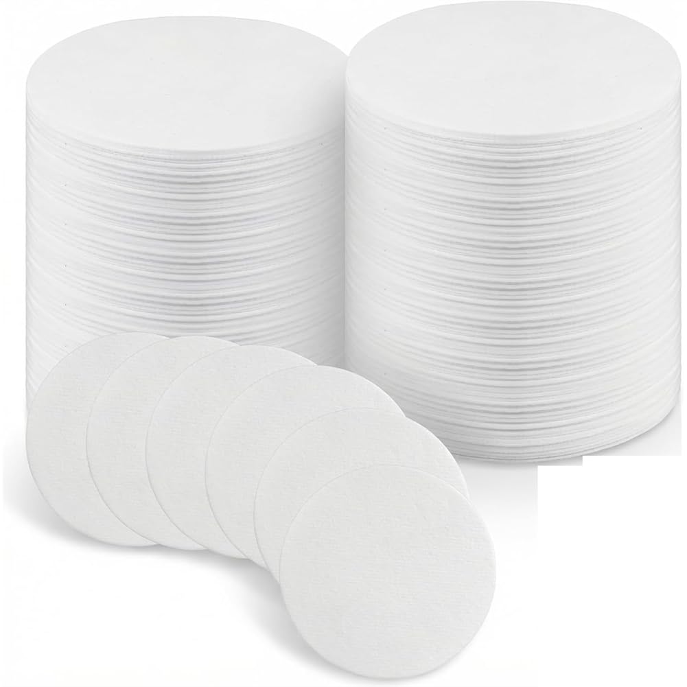 Jnchdghwa Round Microwave Kiln Paper, 100 Sheets 4.7", for Pottery, for Glass Fusing and Crafting