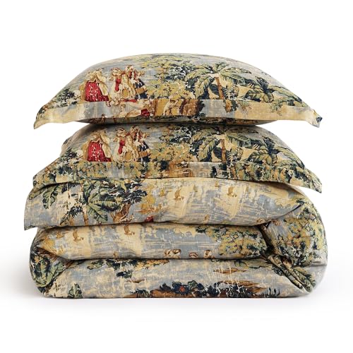 Image of HiEnd Accents Provence Washed Linen 3 Piece King Yellow Gold Comforter Set