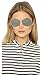 Michael Kors Women's Classic Polarized Pilot Sunglasses, Silver (Silver-Silver Mirrored polarised 1001z3), Large (Herstellergröße: 59)