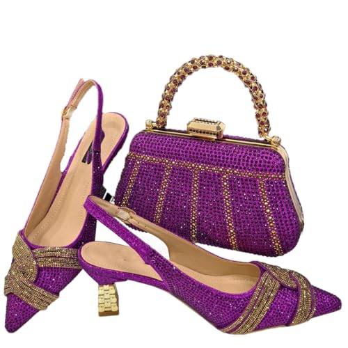 Ensemble escarpins et sac assorti grand pied taille 42.5