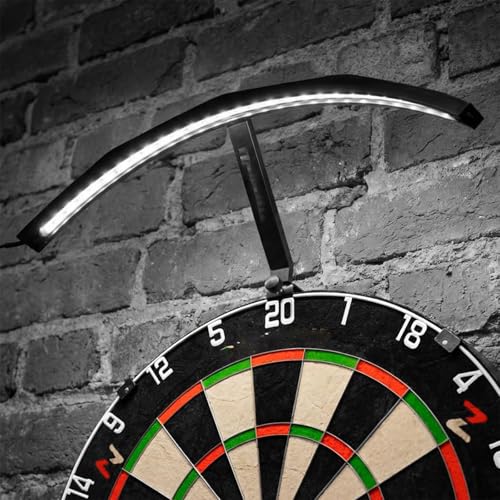 Éclairage LED pour cible de fléchettes sans ombre et réglable en ABS