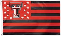 Vista 1 de WinCraft NCAA Texas Tech University 13433115 - Bandera de lujo, 3 x 5 pies