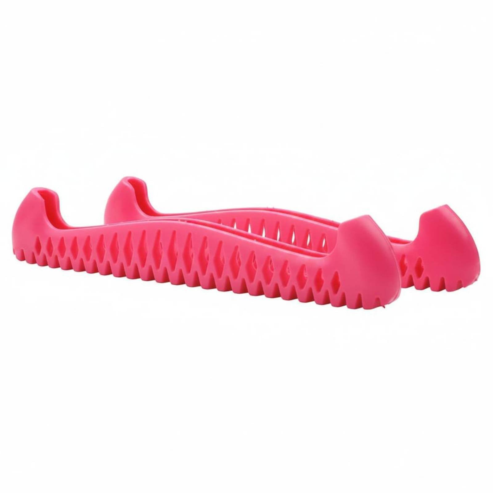 Schlittschuh Kufenüberzug Kufenabdeckung Schutzkappe Kufenhülle aus Weichem TPU mit Atmungsaktiver Struktur Und Verstärktem Rand für Einfache, Niedliches Rosa, 40-46