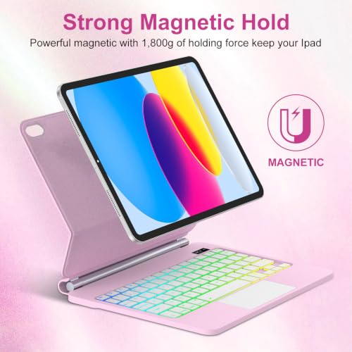 Image of Magic Keyboard Case for iPad 10th or 11th (A16, 2025) Generation,Rose Gold