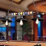 (1) Material: hierro, robusto y duradero;Cadena ajustable para una fácil instalación.Estilo: Balliand Ball & Glass Shades Desigh agregará un buen toque y creará un sentido de elegancia prístina al interior del hogar.