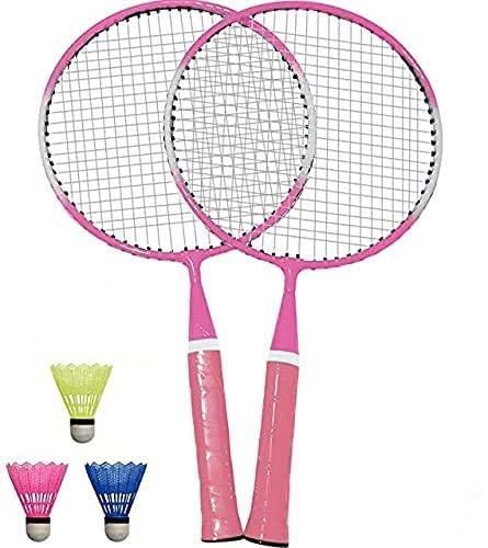 Badminton Racket for Kids - Baby Badminton Aluminum Toy Set for Children with Multicolor Shuttlecocks and Backpack | BR37-image-15