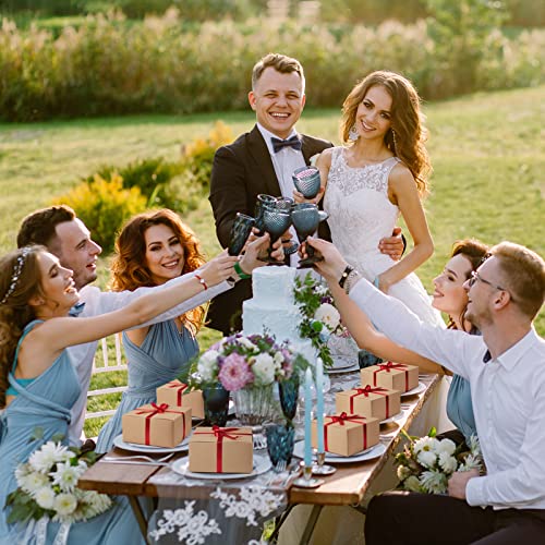 Mesha Brown Gift Box 8X8X4,Recycled Bridesmaid Proposal Boxes 25 Pack,Sturdy Kraft Gift Boxes With Lids For Mother's Day,Wedding,Graduation,Birthday,Holiday,Christmas #TOP3