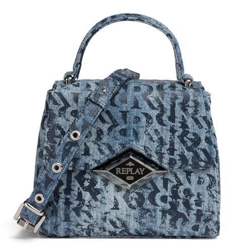 Sac à bandoulière Replay Fw3763 Femmes bleu jean moyen besace tendance 0794