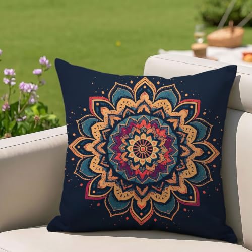 Houssse de coussin lin imperméable 40x40 lot de 2 durable - 4