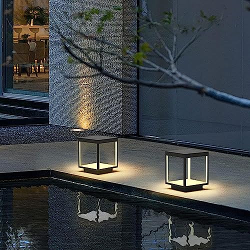 Modern Outdoor Waterproof Pillar Light External Plug-in Courtyard Lighting Column