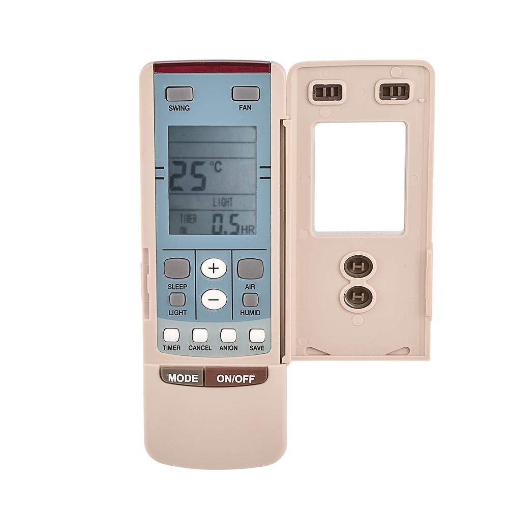 Calvas - Mando a distancia universal con pantalla LCD para aire acondicionado y aire acondicionado GREE Y512 Y502
