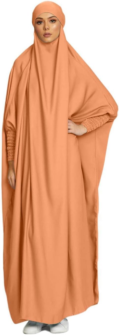 Women Muslim Dress Ramadan One Piece Prayer Garment Hijab Hooded Abaya Dubai Full Cover Islam Robe African Turkey Caftan