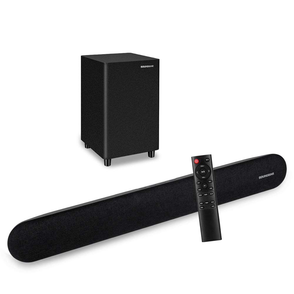 2.1 Sound Bar TV Soundbar with Wireless Subwoofer 28inch 140W Sound Bar