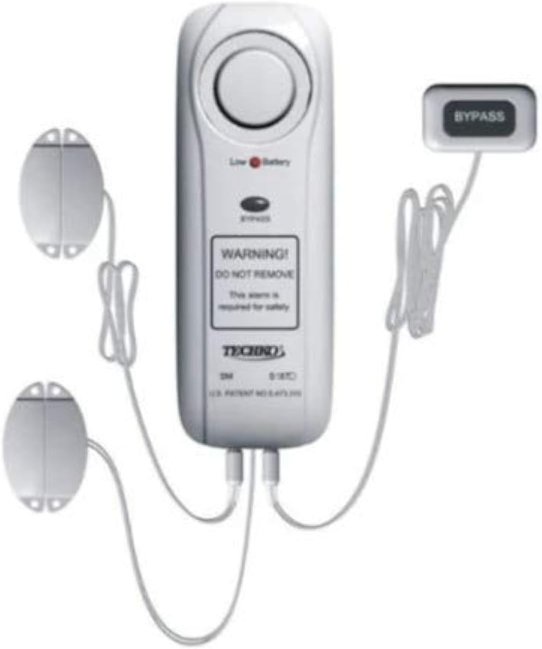 Techko Maid Inc S187D – Alarma segura para piscina con sensor magnético y derivación Techko Maid Inc S187D – Alarma segura para piscina con sensor magnético y derivación