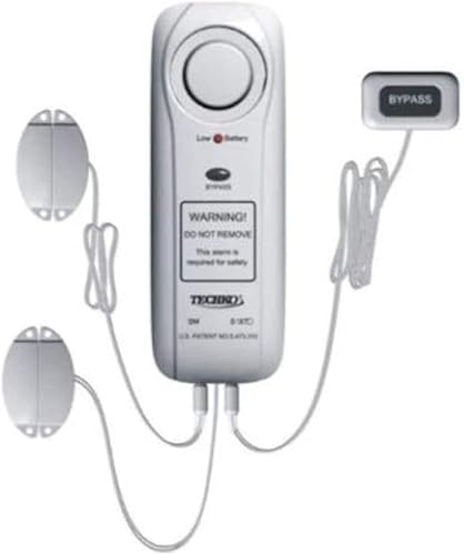 Techko Maid Inc S187D - Alarma segura para piscina con sensor magnético y derivación