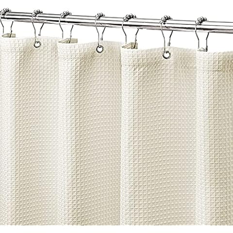 MISS SELECTEX Waffle Weave Shower Curtain Cover