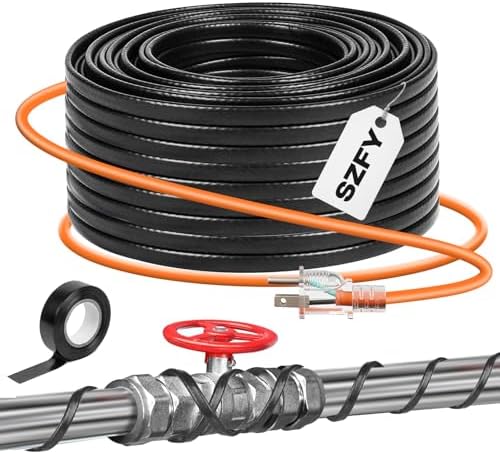 garden hose heat wrap - 5 Surprising Finds That Will Change Your Gardening Game 5 3FT~200FT Heat Tape for Water Pipes, -40°F Deicing Cable,Pipe Heat Cables for Roof,Gutter,Farm,Freeze Protetion Heating Wires, Heated Water Hose,Plumbing Fixtures,120V 5W/FT (50FT)