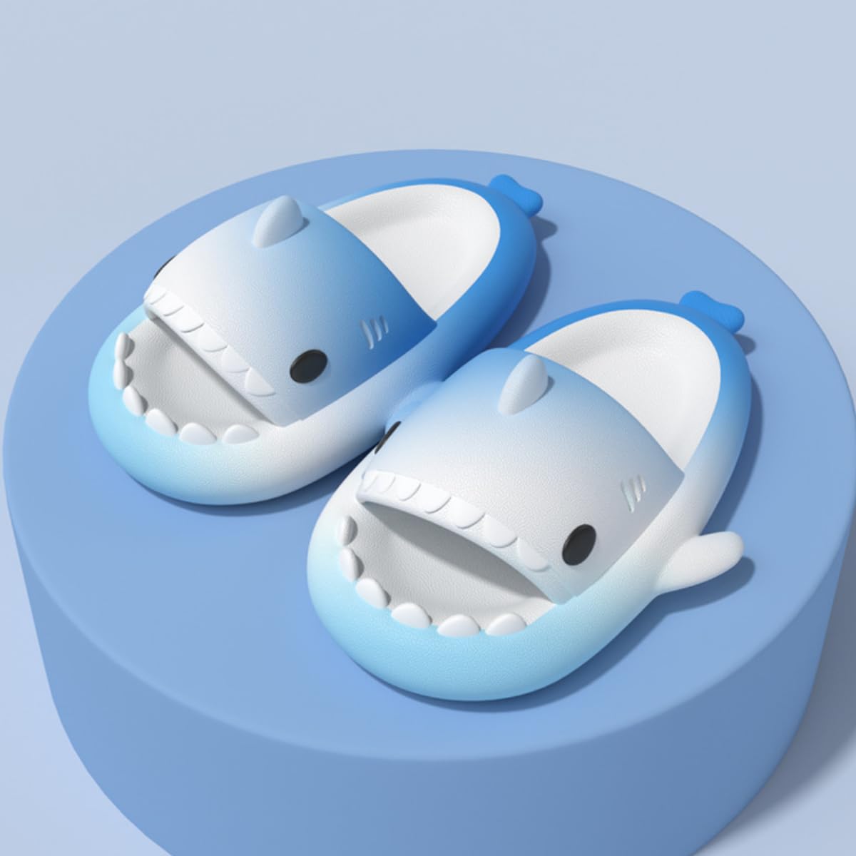 Chanclas de Playa para Niña Niño Tiburón Zapatillas de Ducha Antideslizante Tigre Zapatos de Piscina Sandalias Ligero Verano Shark Slippers