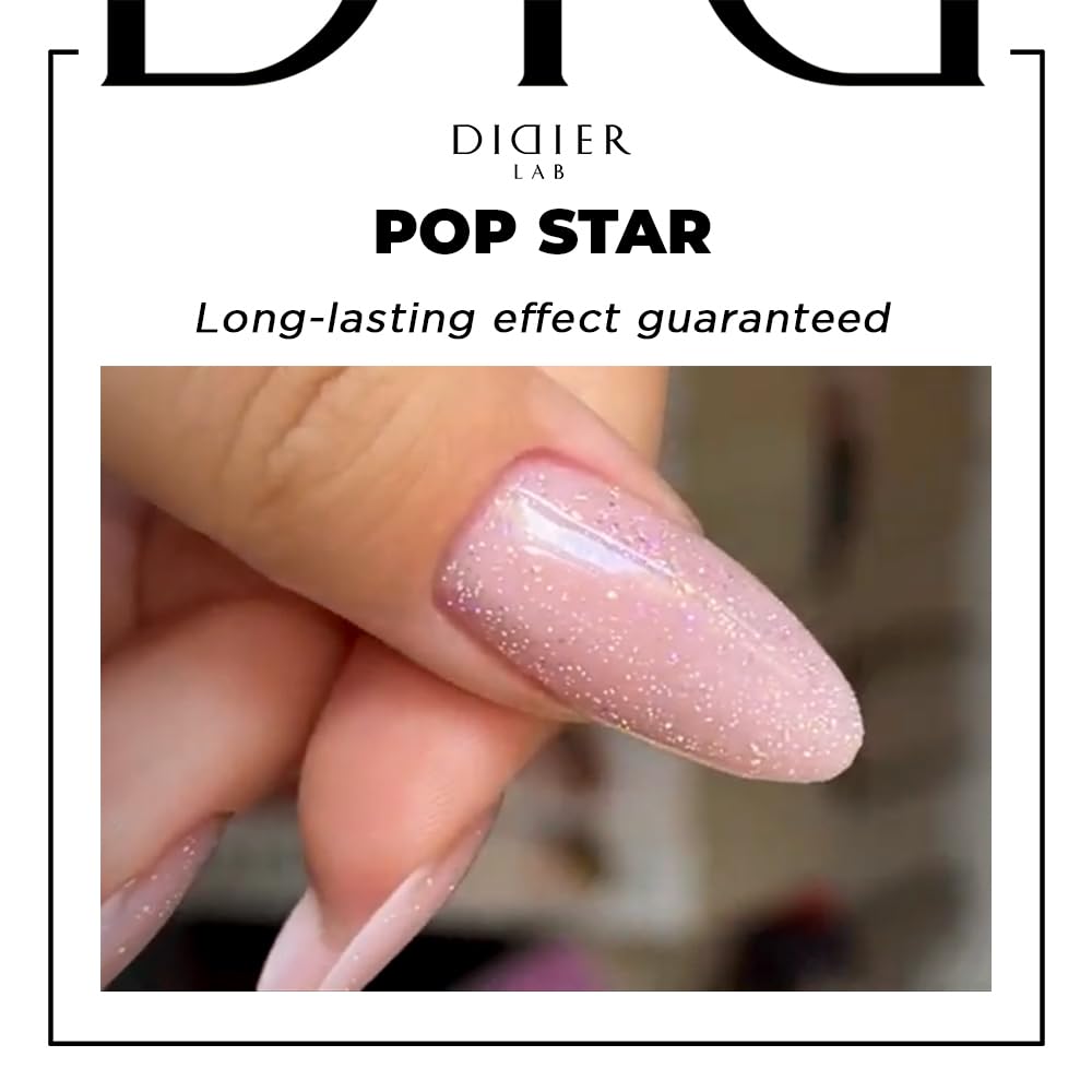 Gel polish Top coat no wipe "Didier Lab", Pop Star, No2