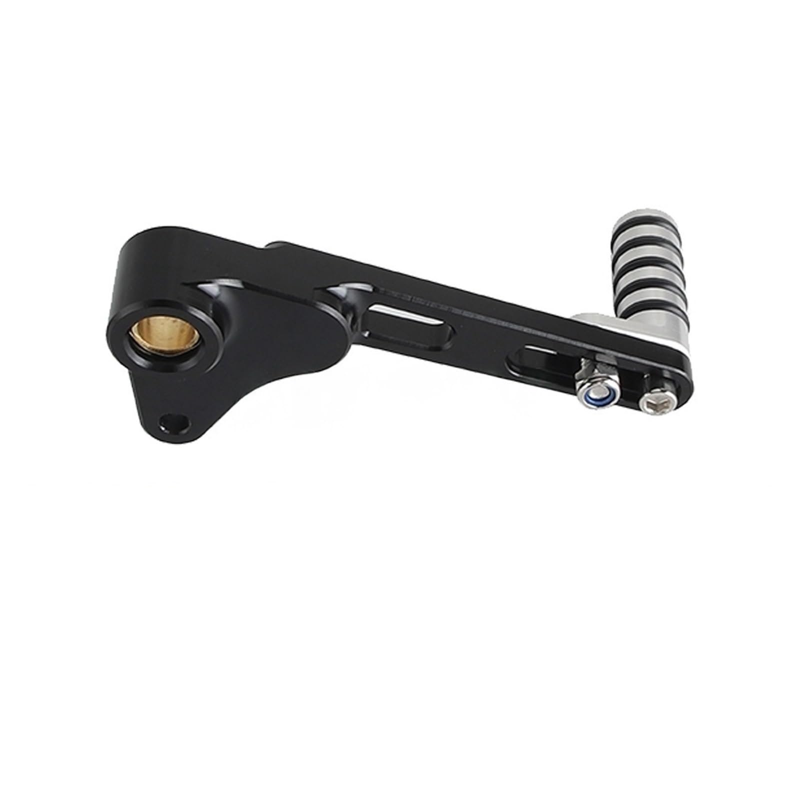 Hewpngs Silver Motorcycle Adjustable Gear Shift Lever Left Pedal Shifter Levers Aluminum Balck/ For Du&Cati Monster 821 1200/S 20142015 Shifts Levers