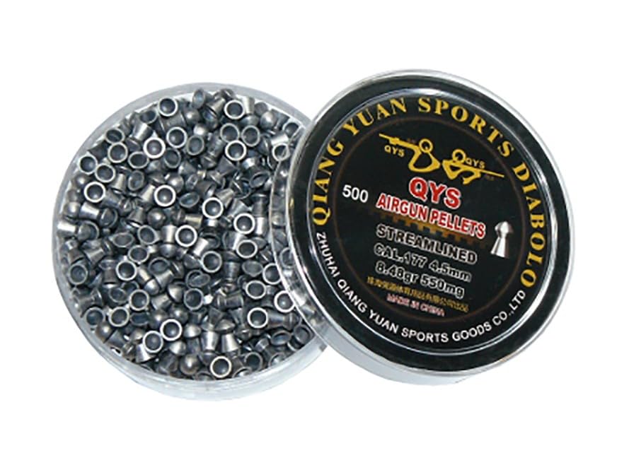 Streamlined Air Gun Pellet 4.49mm/.177mm competition grade (500ct) L430